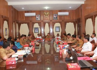 Wali Kota Fasha Pimpin Rakornis Penanganan Banjir