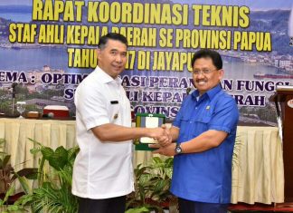 Rakor Staf Ahli Di Tanah Papua, Wali Kota Jambi didaulat jadi Narasumber