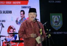 Puluhan Ribu Warga Jambi Asal Sumbagsel dan Tengah Halal bi Halal Bersama Wali Kota Jambi