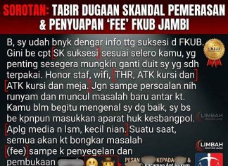 MISTERI KANTONG PLASTIK HITAM RATUSAN JUTA: L.I.M.B.A.H Bidik Dugaan ‘Upeti’ Rumah Ibadah, Mantan Pejabat ‘BH’ dan Eks Petinggi Kesbangpol Jambi Diminta Bersiap Hadapi Hukum