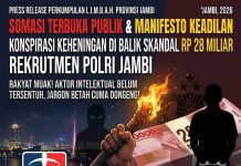 SOMASI TERBUKA PUBLIK & MANIFESTO KEADILAN: Konspirasi Keheningan di Balik Skandal Rp28 Miliar Rekrutmen Polri POLDA JAMBI