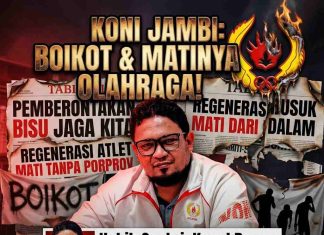 PEMBERONTAKAN BISU DI JANTUNG KONI JAMBI: CABOR MENGHILANG, REGENERASI ATLET MATI TANPA PORPROV