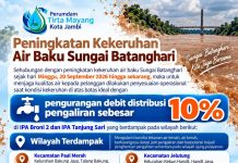 Kekeruhan Sungai Batanghari Meningkat, Tirta Mayang Lakukan Penyesuaian Operasional untuk Menjaga Kualitas Air