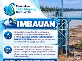 Musim Kemarau, Perumda Tirta Mayang Imbau Pelanggan Untuk Menampung Persediaan Air