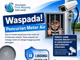 Perumda Tirta Mayang Imbau Pelanggan Waspada Pencurian Meter Air